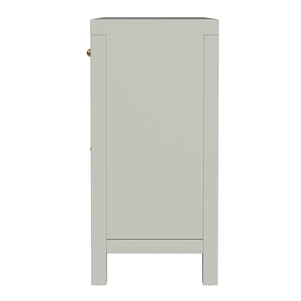 Nora 31 in. W 1 Drawer 2 Door Accent Storage Cabinet, Sage Green. Picture 5