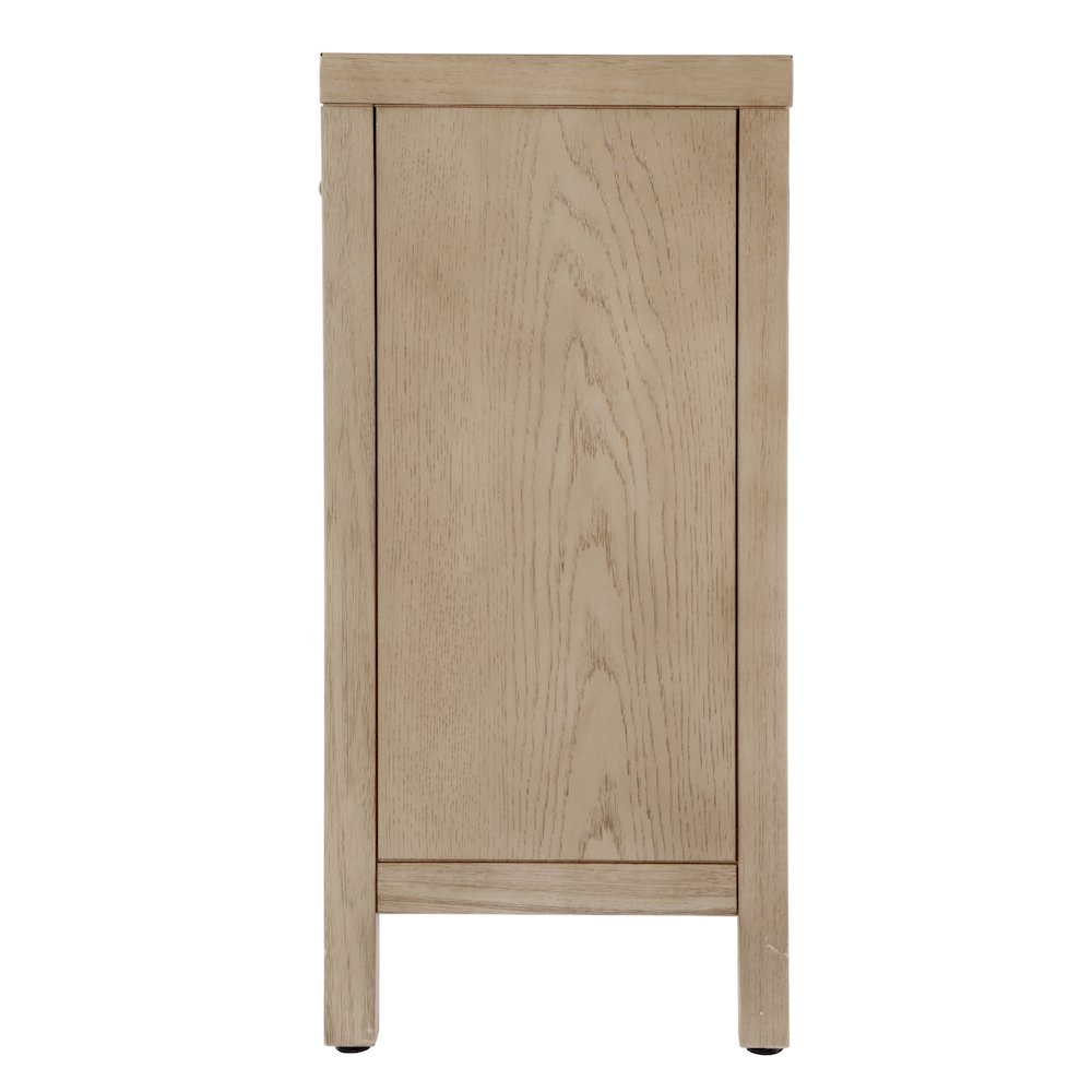 Nora 31 in. W Wood 1 Drawer 2 Door Accent Storage Cabinet, Light Brown. Picture 6