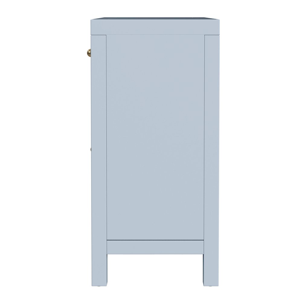 Nora 31 in. W 1 Drawer 2 Door Accent Storage Cabinet, Light Blue. Picture 6
