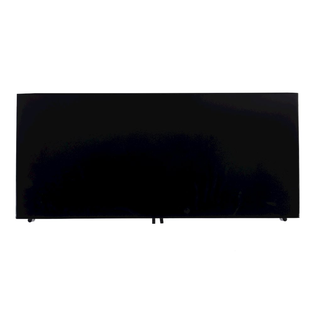 35.5 in. W Iron and Glass Accent Storage Chest with 1 Interior Shelf, Black. Picture 6