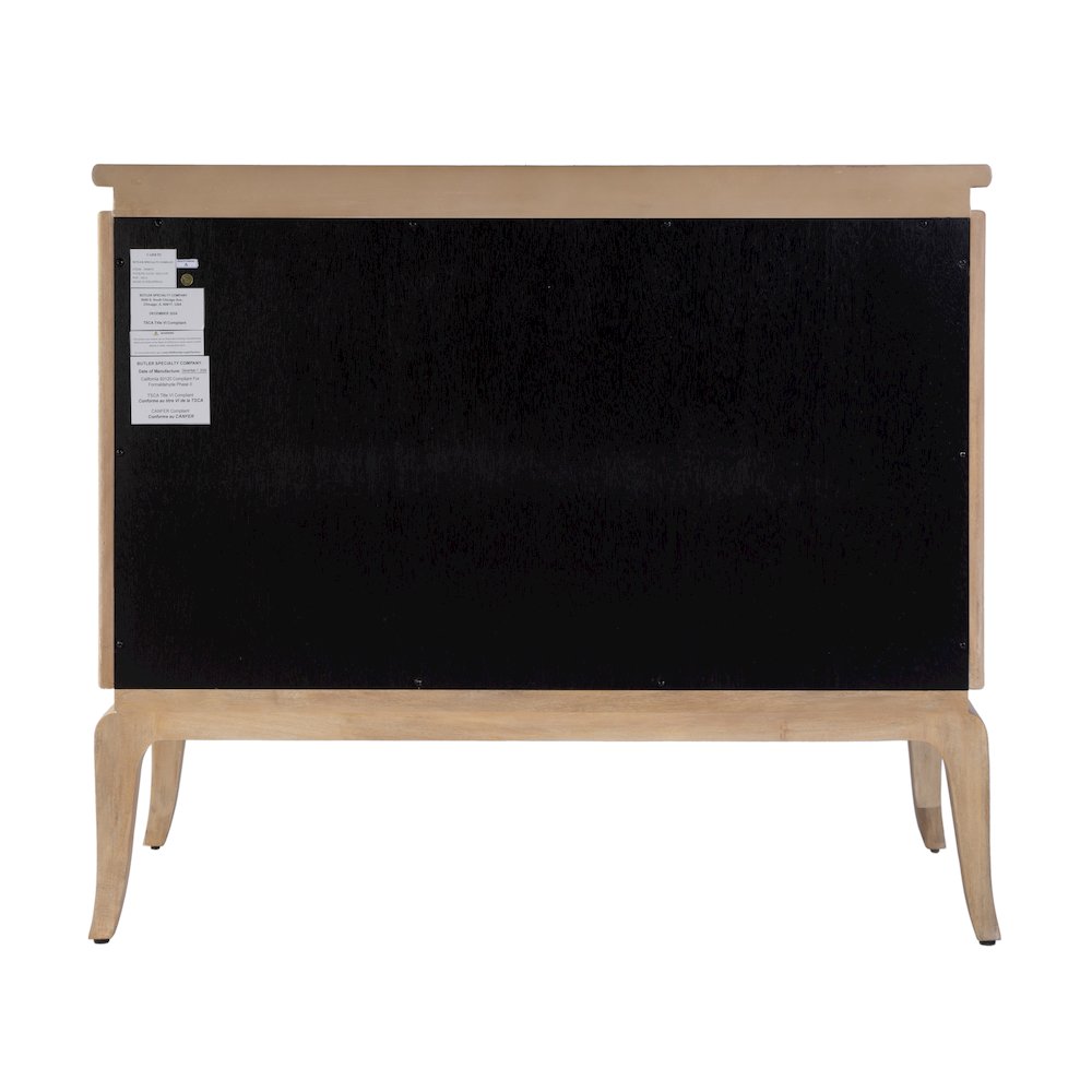 Karolina 40 in. W Wood 2 Door Accent Cabinet, Light Brown. Picture 6