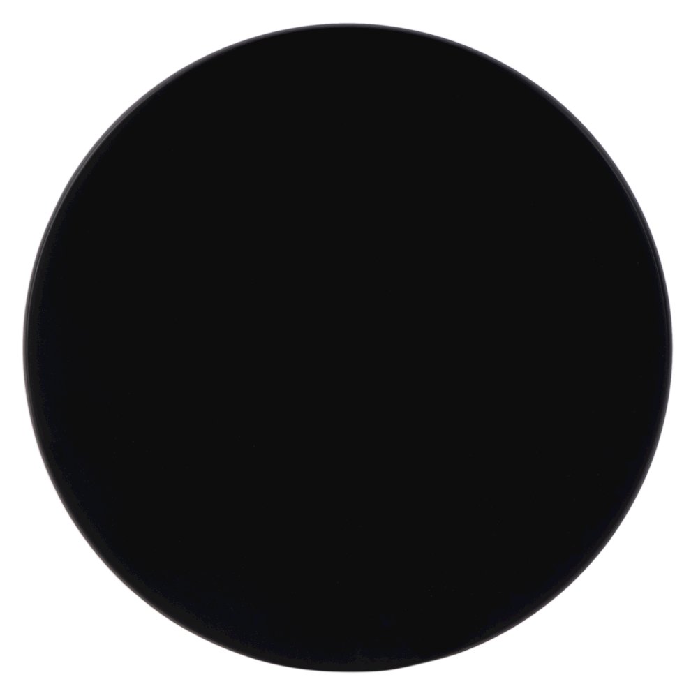 Alisa 10 in. W Round All Metal Pedestal Base End Table, Bronze. Picture 4