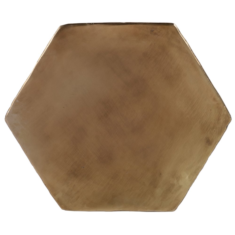 Renzo 16 in. W Stainless Steel Modern End Table, Copper. Picture 5