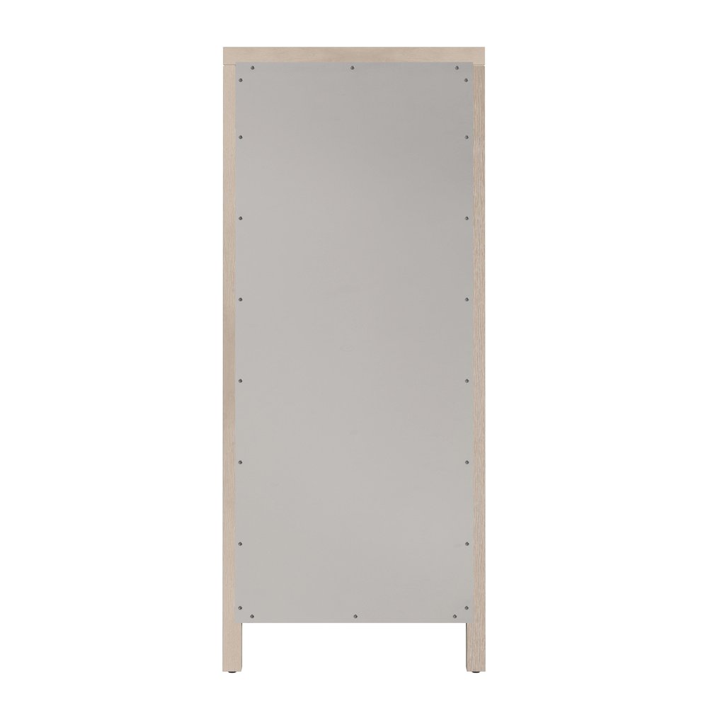 Nora 22 in. W Rectangular Wood 6 Drawer Lingerie Chest, Taupe. Picture 6