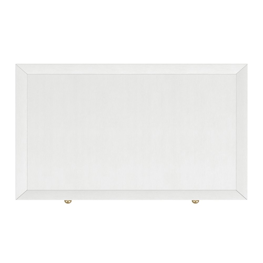 Nora 30 in. W Wood 1 Drawer Wide Nightstand with Shelf, White. Picture 7