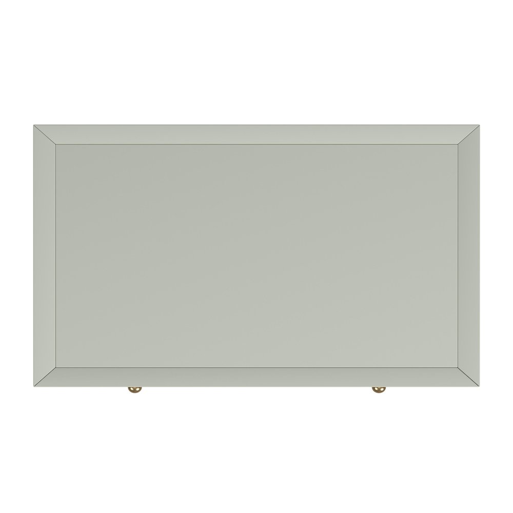 Nora 30 in. W Wood 1 Drawer Wide Nightstand with Shelf, Sage Green. Picture 7