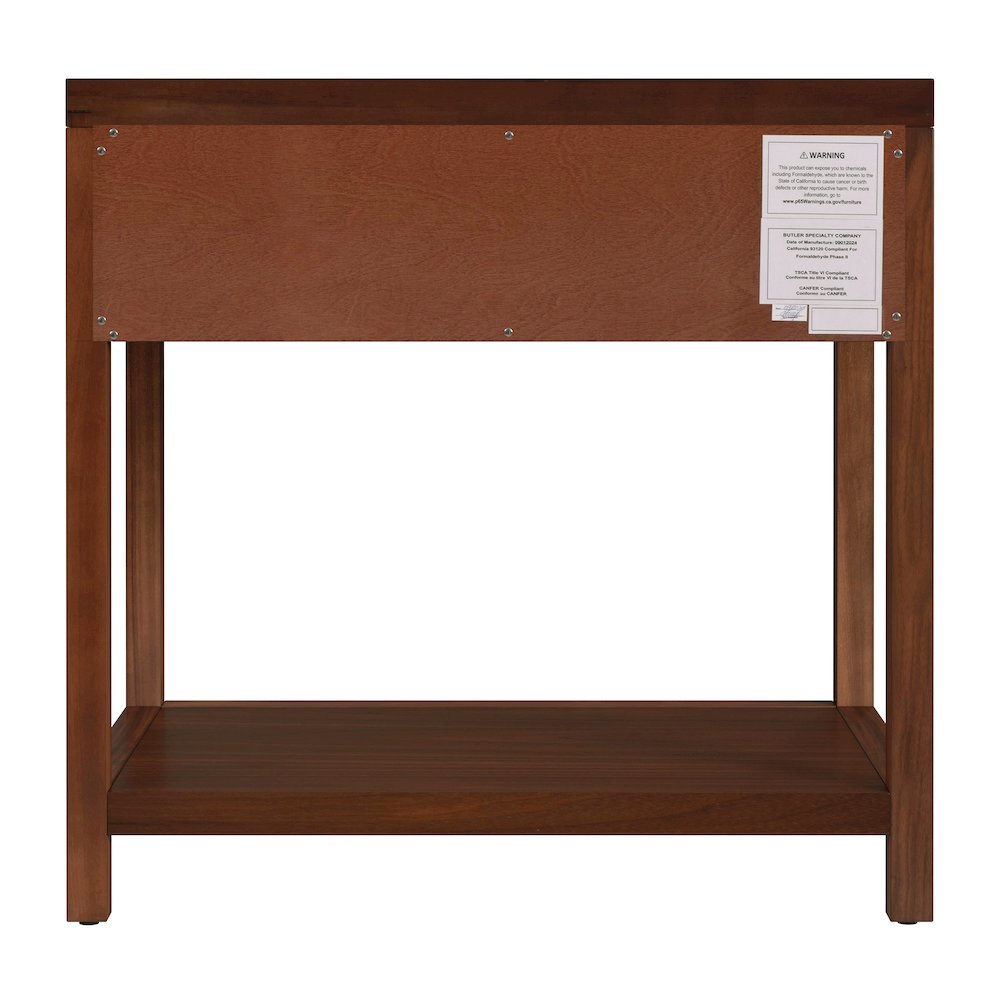 30 in. W Rectangular Wood 1 Drawer Wide Nightstand with Lower Open Shelf. Picture 6