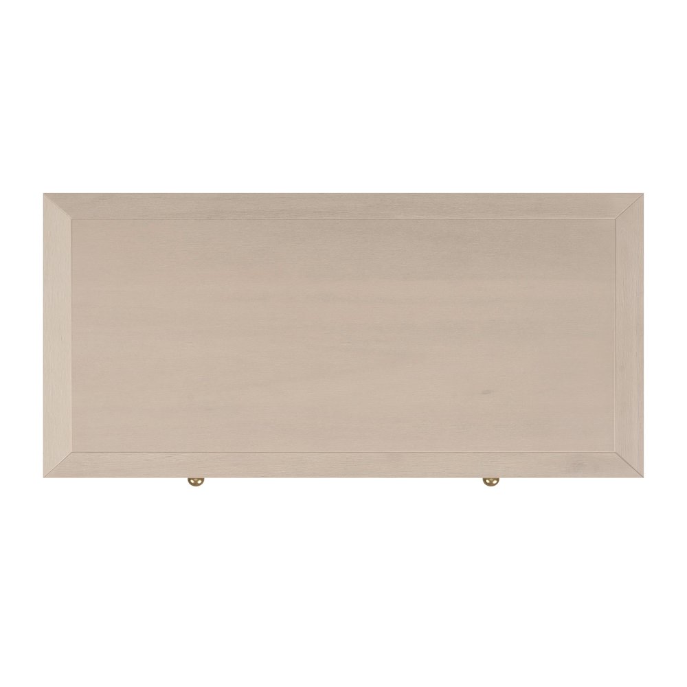 Nora 36 in. W Rectangular Wood 5 Drawer Tall Dresser, Taupe. Picture 7