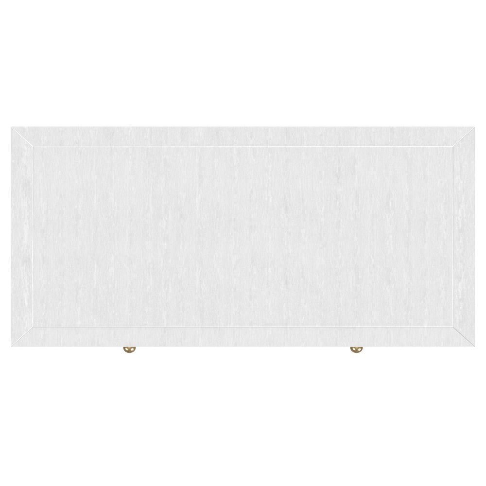 Nora 36 in. W Rectangular Wood 5 Drawer Tall Dresser, White. Picture 7