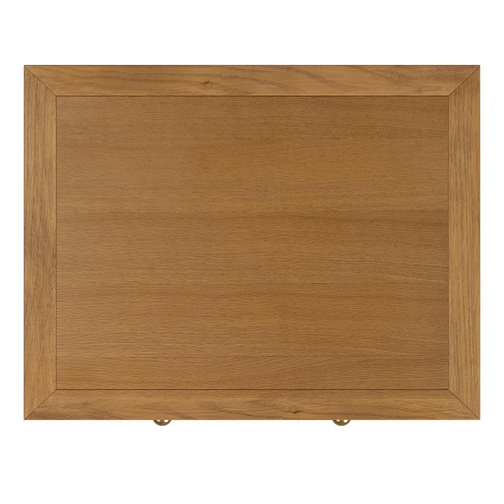 21 in. W Rectangular Wood 1 Drawer Small Nightstand with Lower Open Shelf. Picture 7