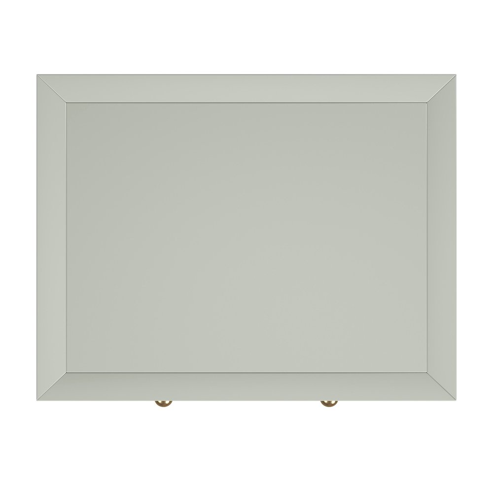 Nora 21 in. W Wood 1 Drawer Small Nightstand with Shelf, Sage Green. Picture 7