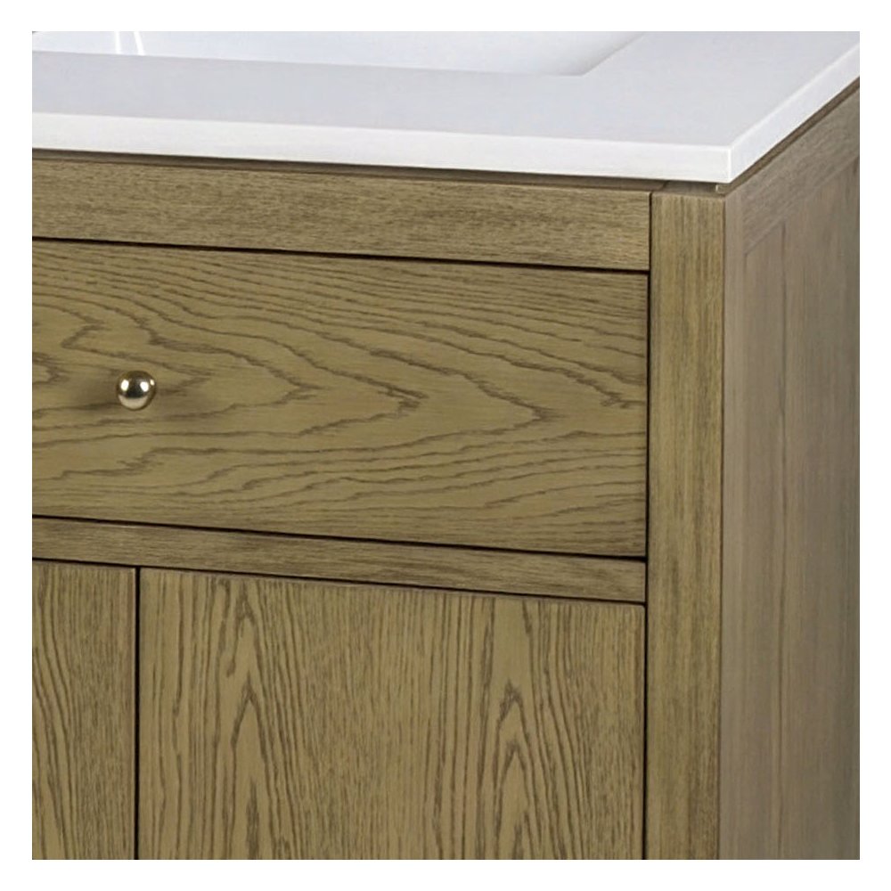 Nora 72 in. W Quartz Double Sink Bathroom Vanity Set, Light Brown. Picture 8
