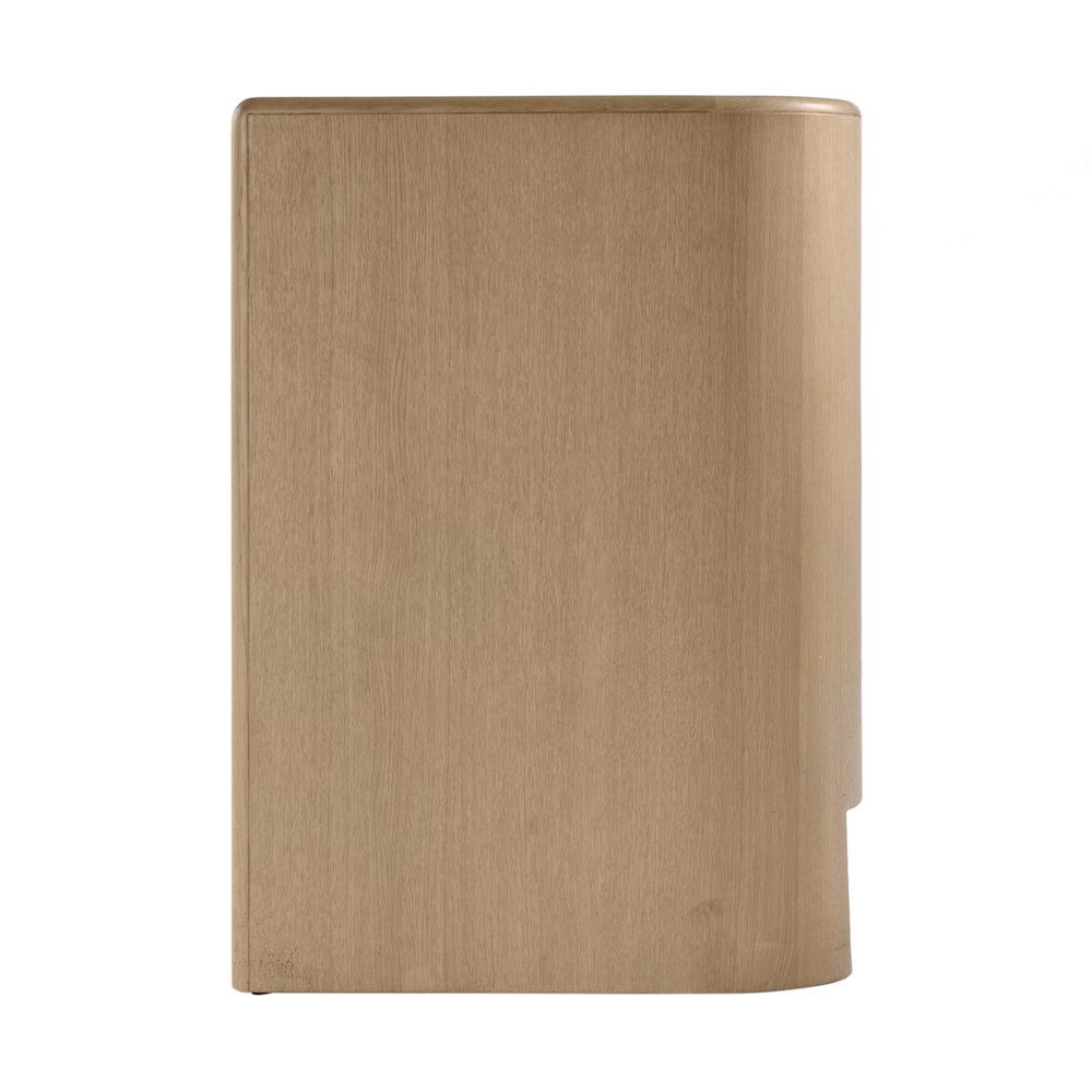 Colin 66 in. W Wood 6 Drawer Round Back Dresser, Light Brown. Picture 5