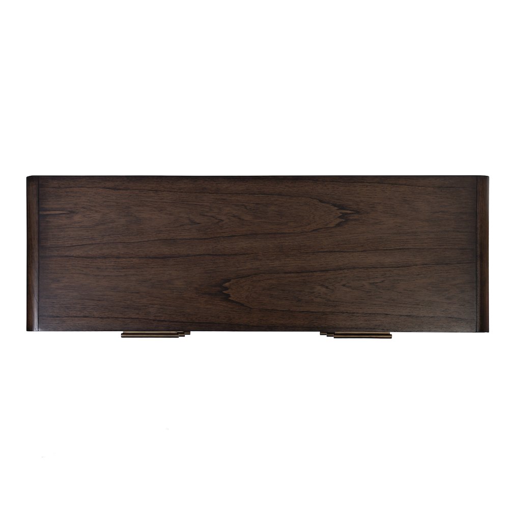 Keenan 60 in. W Rectangular Wood 6 Drawer Dresser, Dark Brown. Picture 9