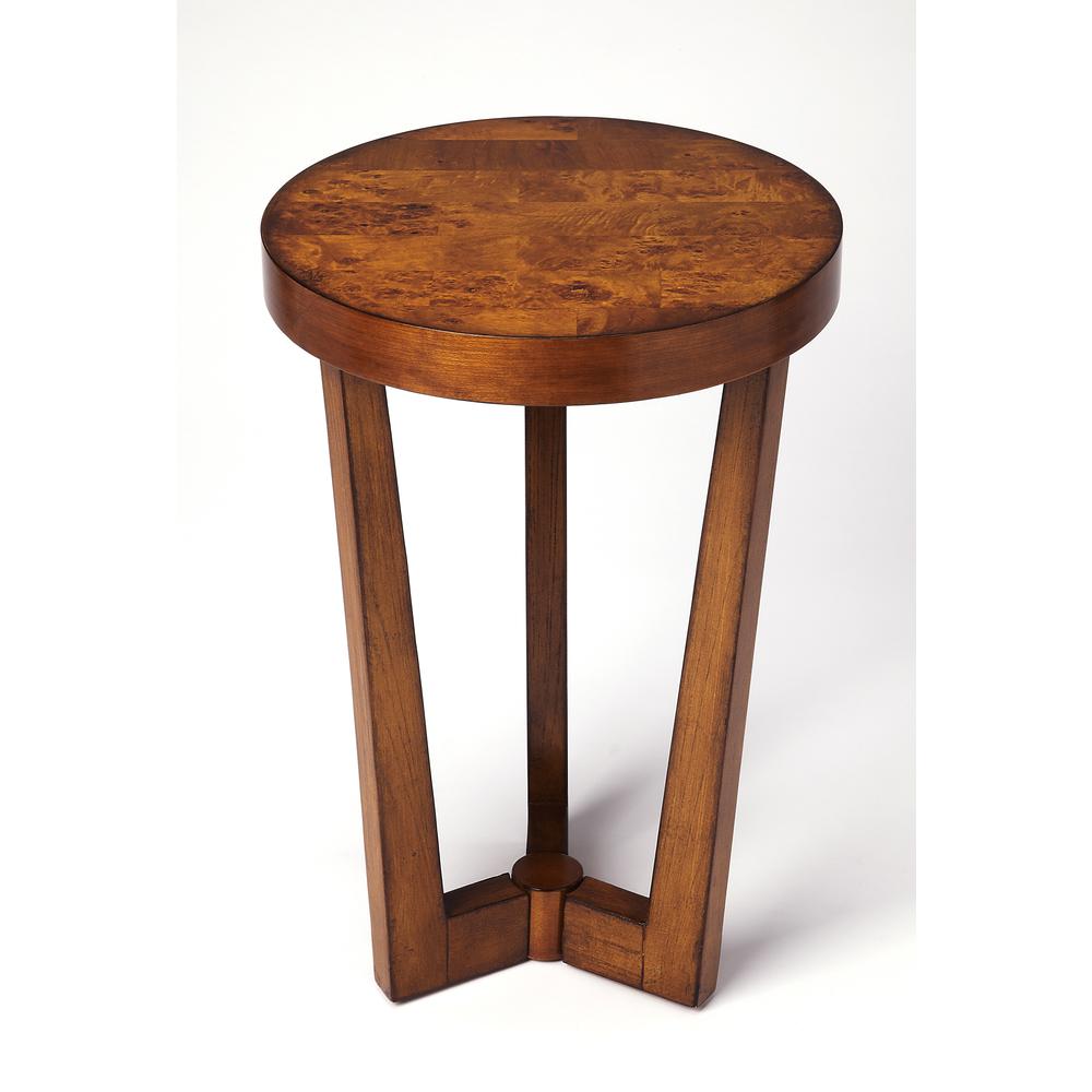 Aphra Side Table, Medium Brown. Picture 1