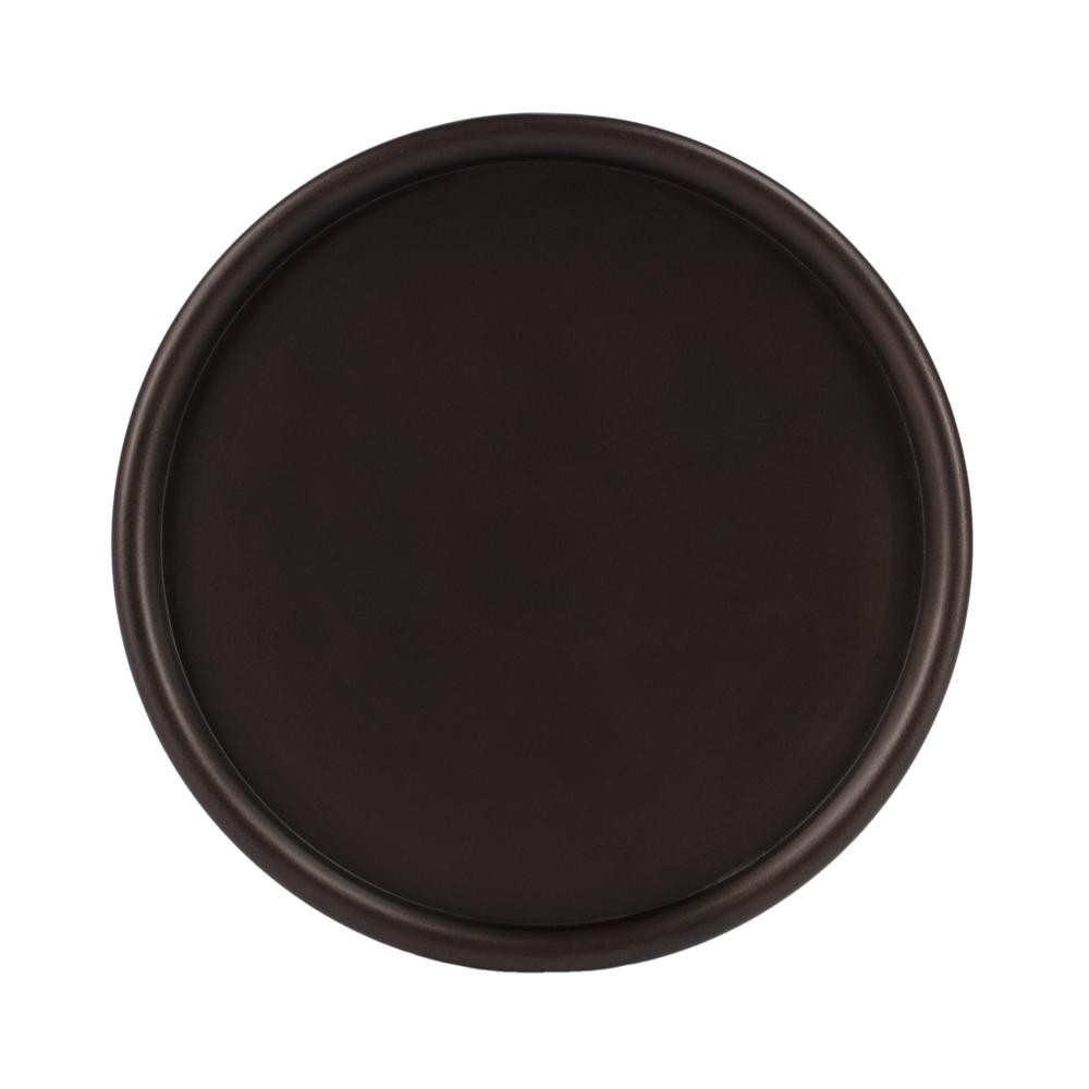 Alma Metal Pedestal  Side Table, Gray. Picture 5