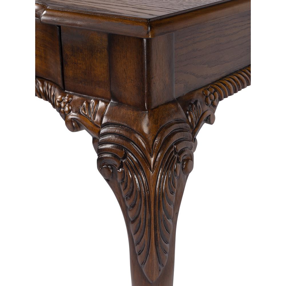 Dupree Writing Desk, Medium Brown. Picture 3