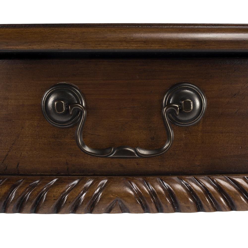 Dupree Writing Desk, Medium Brown. Picture 5