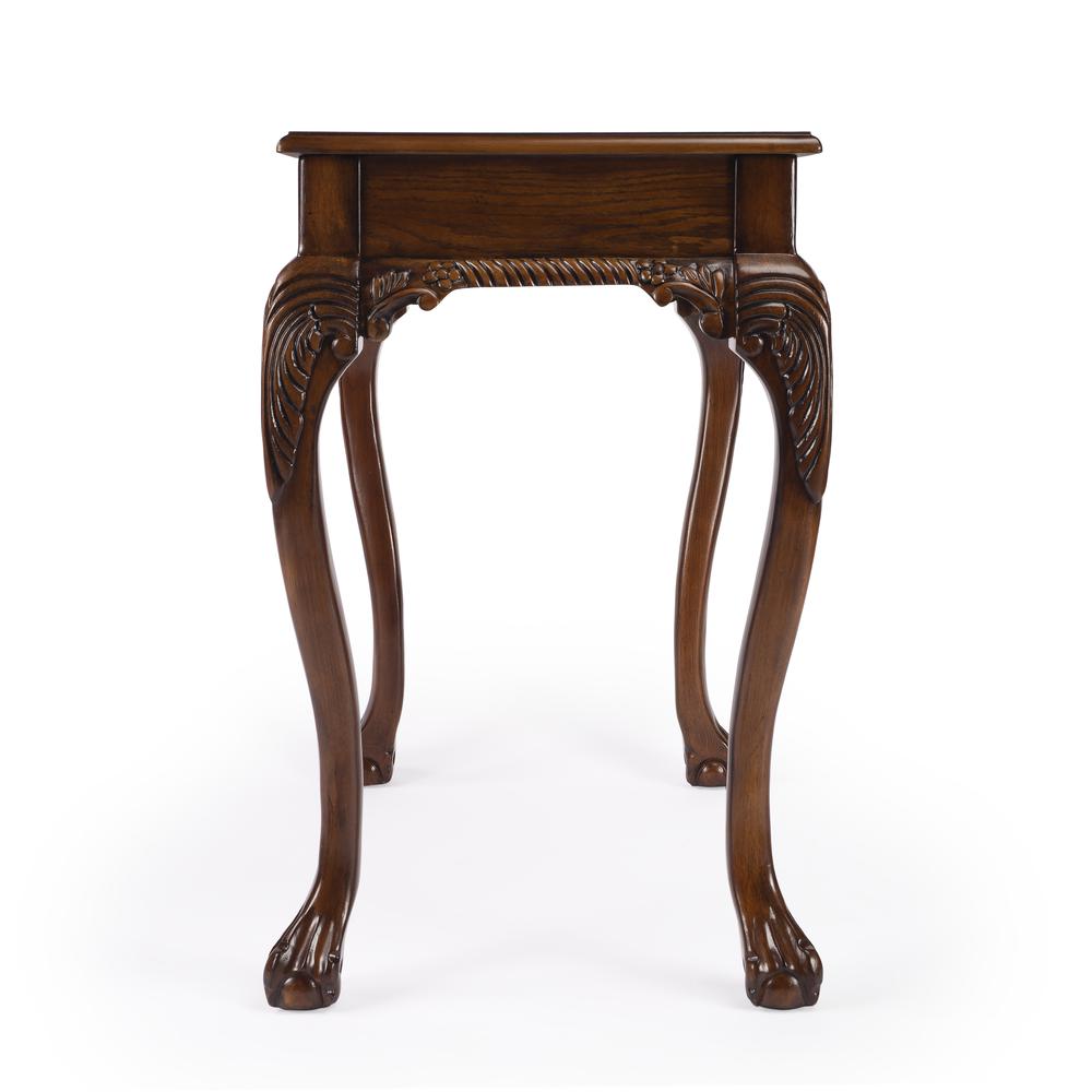 Dupree Writing Desk, Medium Brown. Picture 6