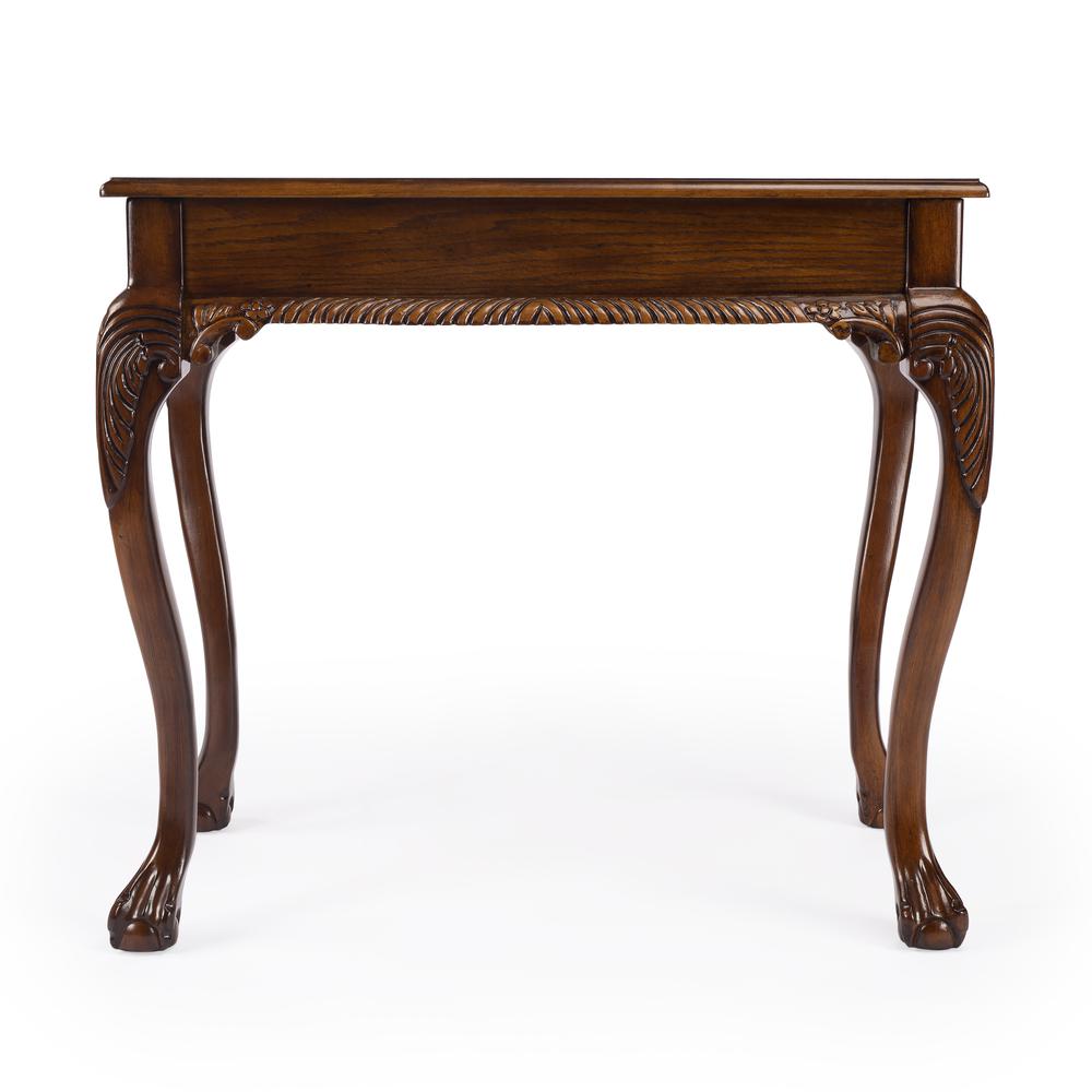 Dupree Writing Desk, Medium Brown. Picture 7