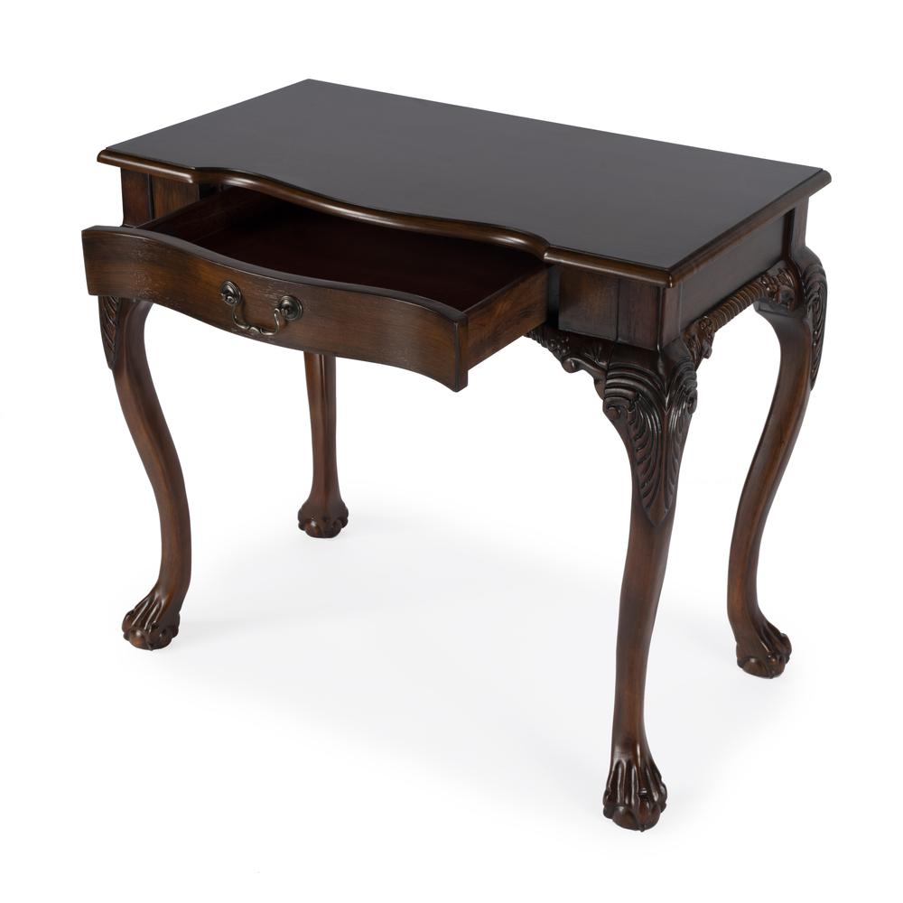 Dupree Writing Desk, Dark Brown. Picture 2