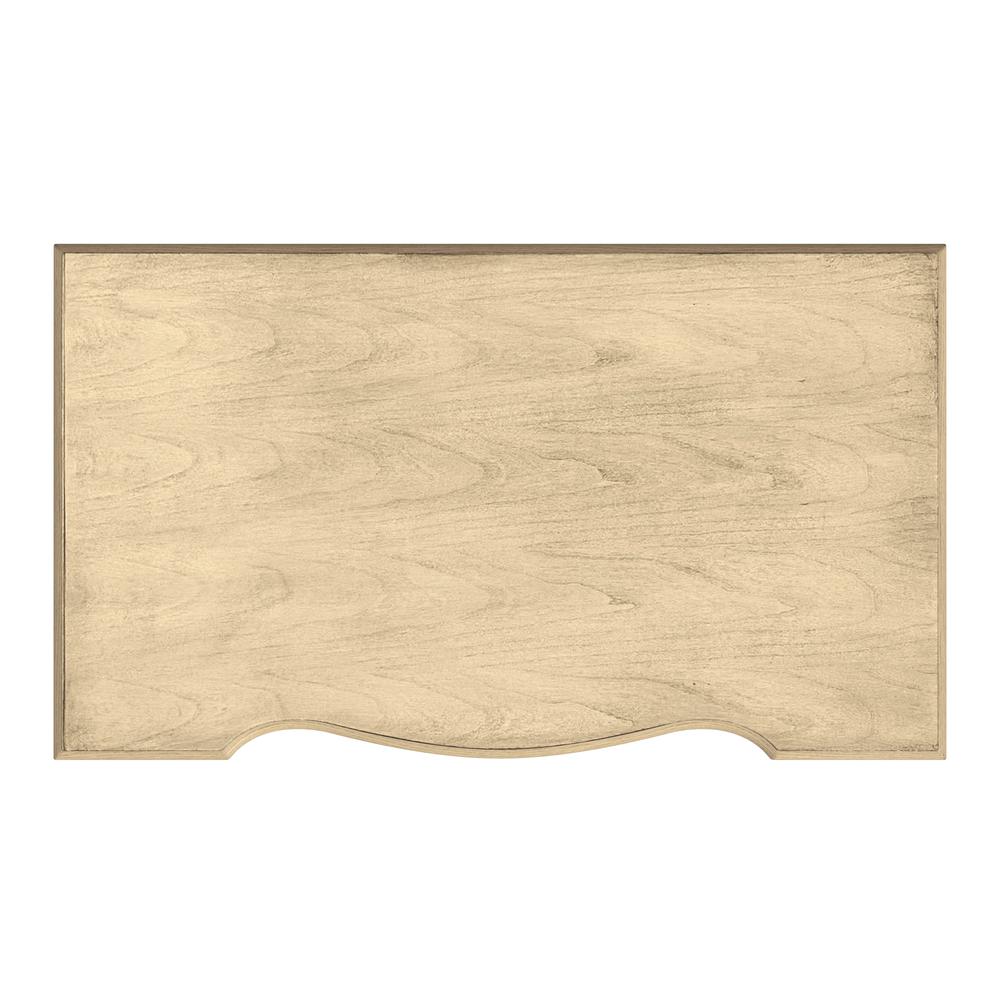 Dupree 33" Wood Writing Desk, Beige. Picture 6