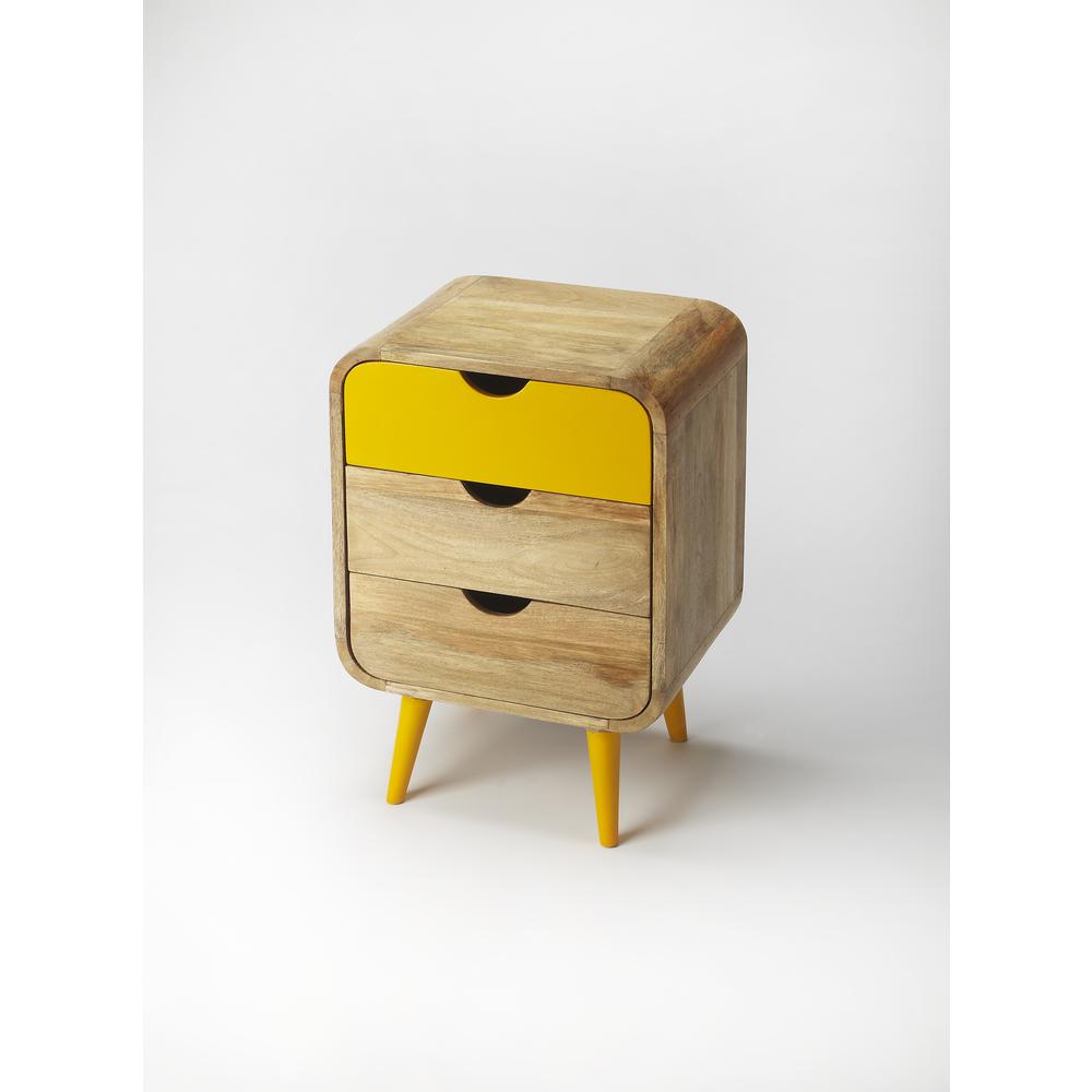 Danville Modern Nighstand, Multi-Color. Picture 1