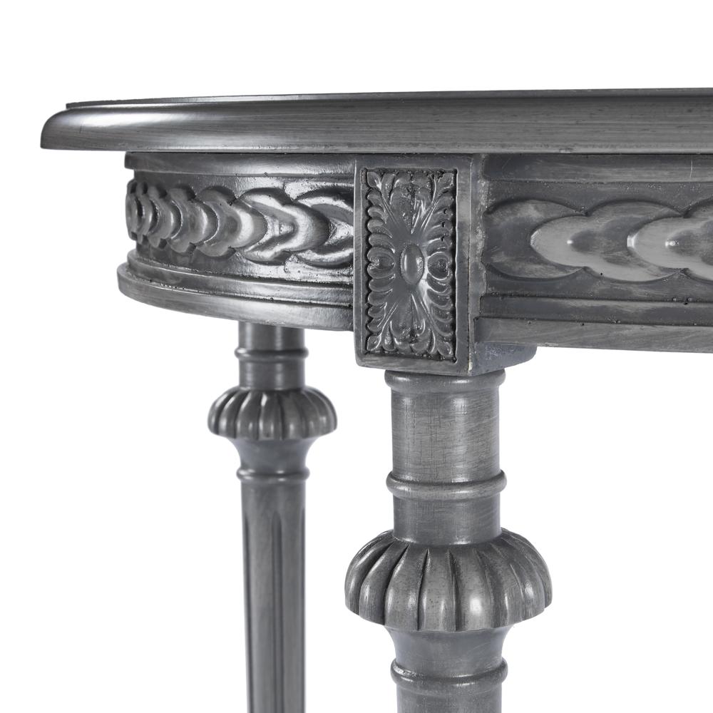 Hellinger Round Lamp Table, Gray. Picture 5