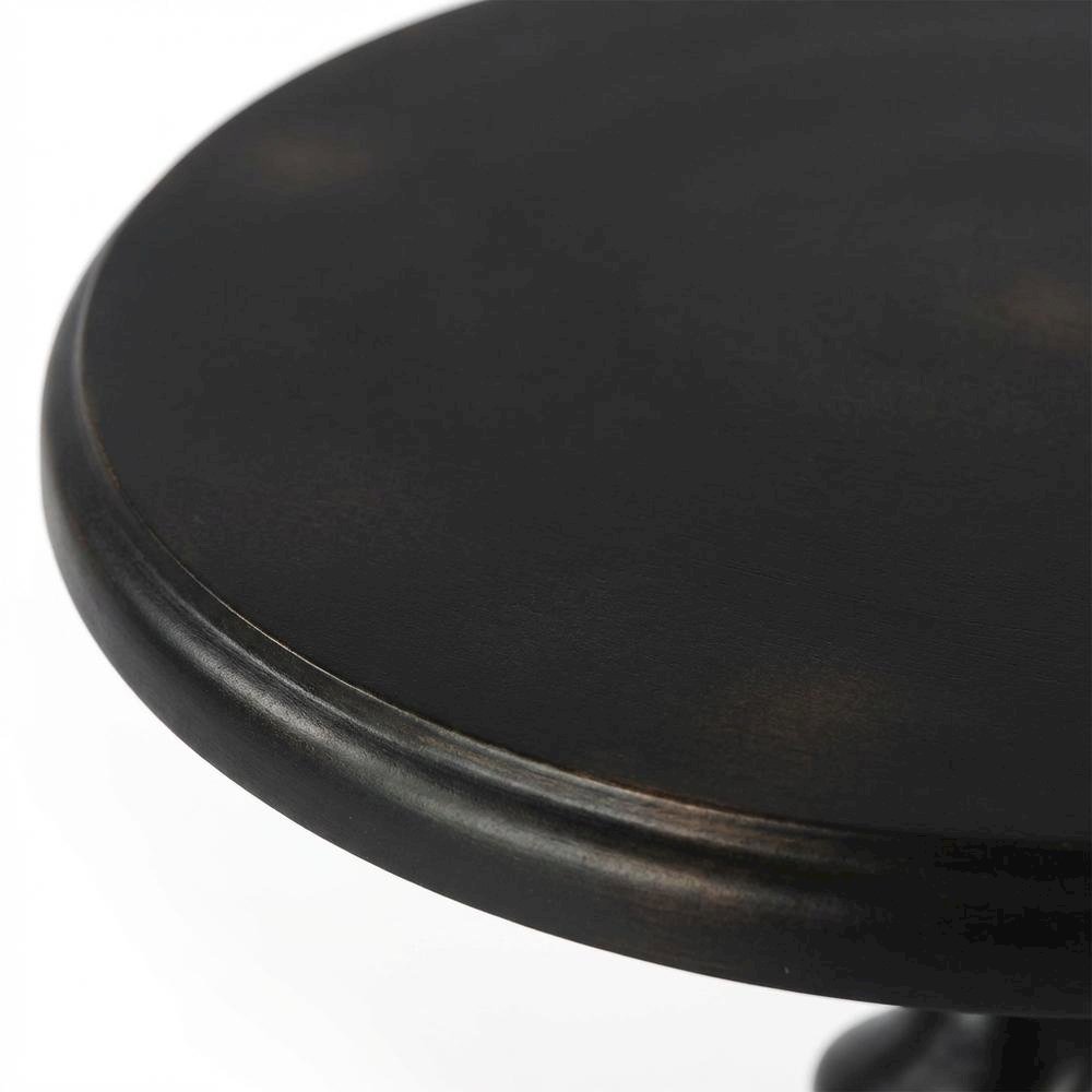 Twisted Rope Round Side Table, Transitional Accent End Table for Living Room. Picture 6