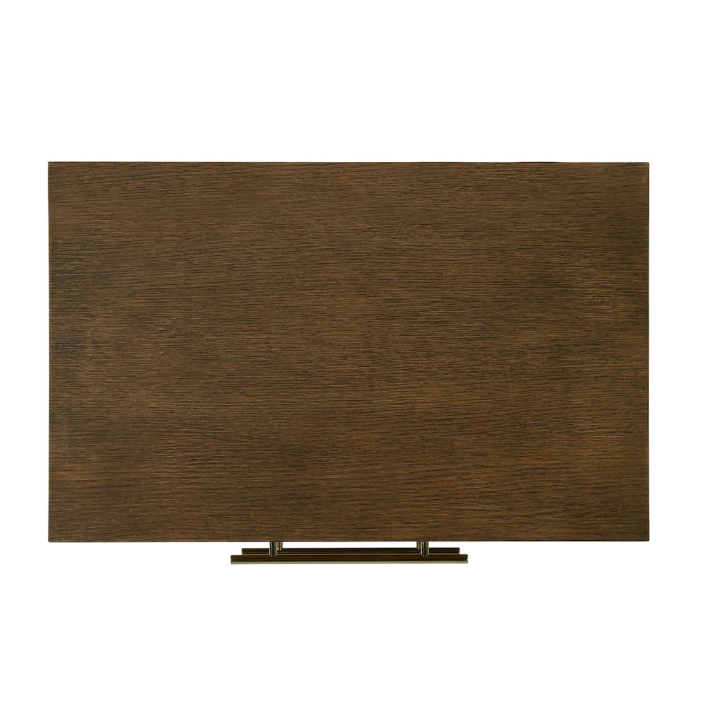 Porter 28 in. W Rectangular Wood 2 Drawer Nightstand, Brown. Picture 8