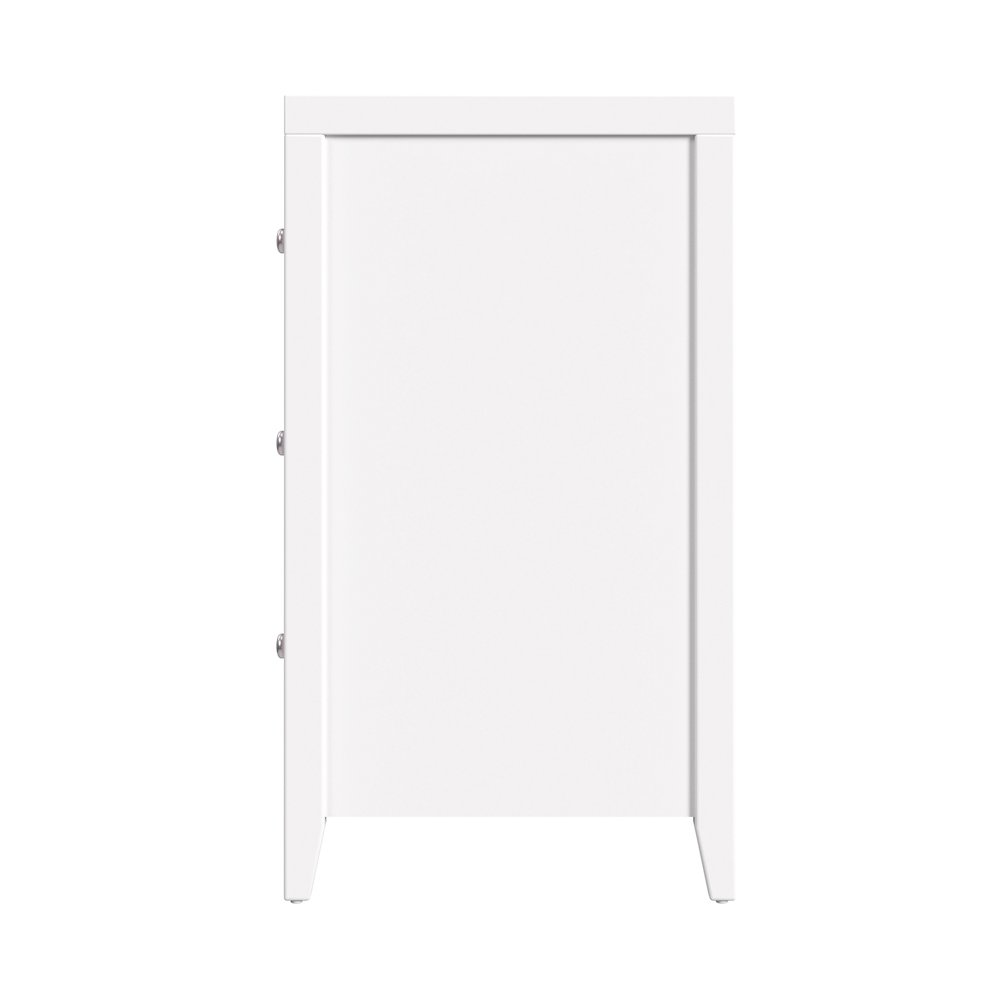 Dana 60 in. W Rectangular Wood 6 Drawer Dresser, White. Picture 5