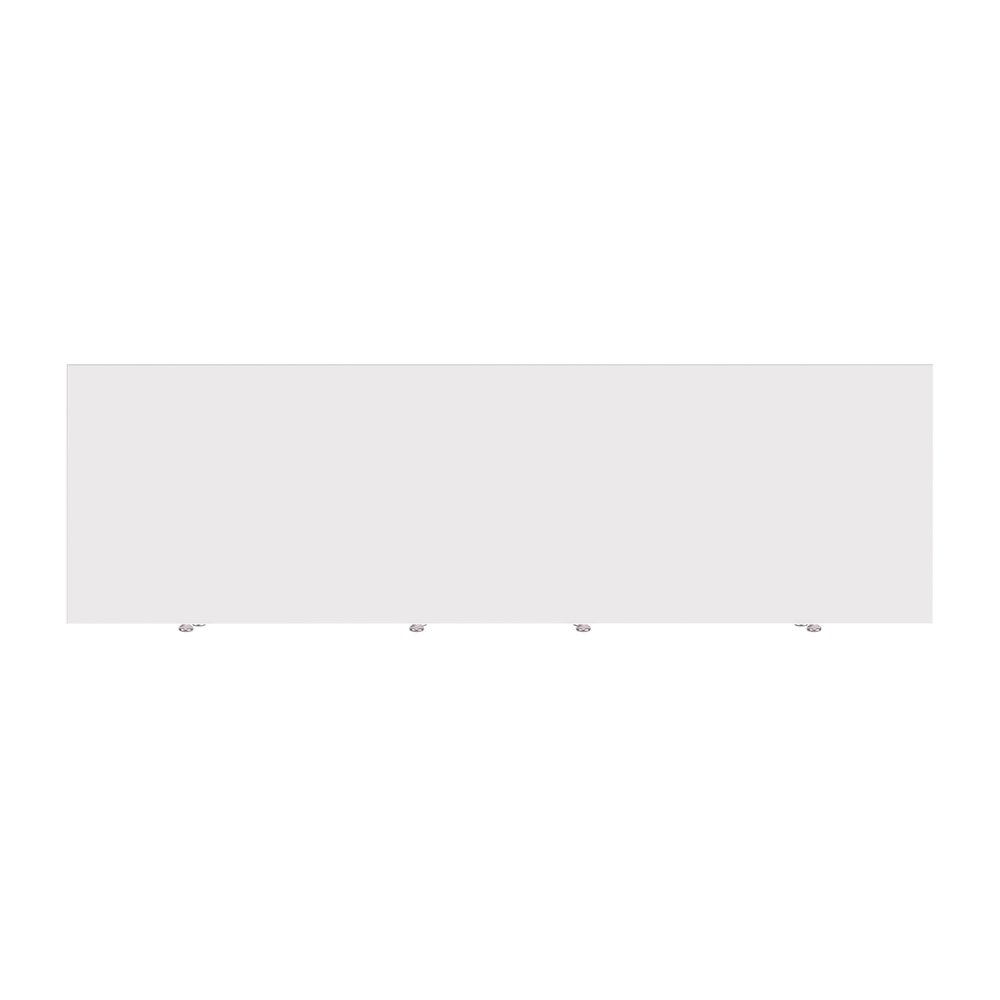 Dana 60 in. W Rectangular Wood 6 Drawer Dresser, White. Picture 7