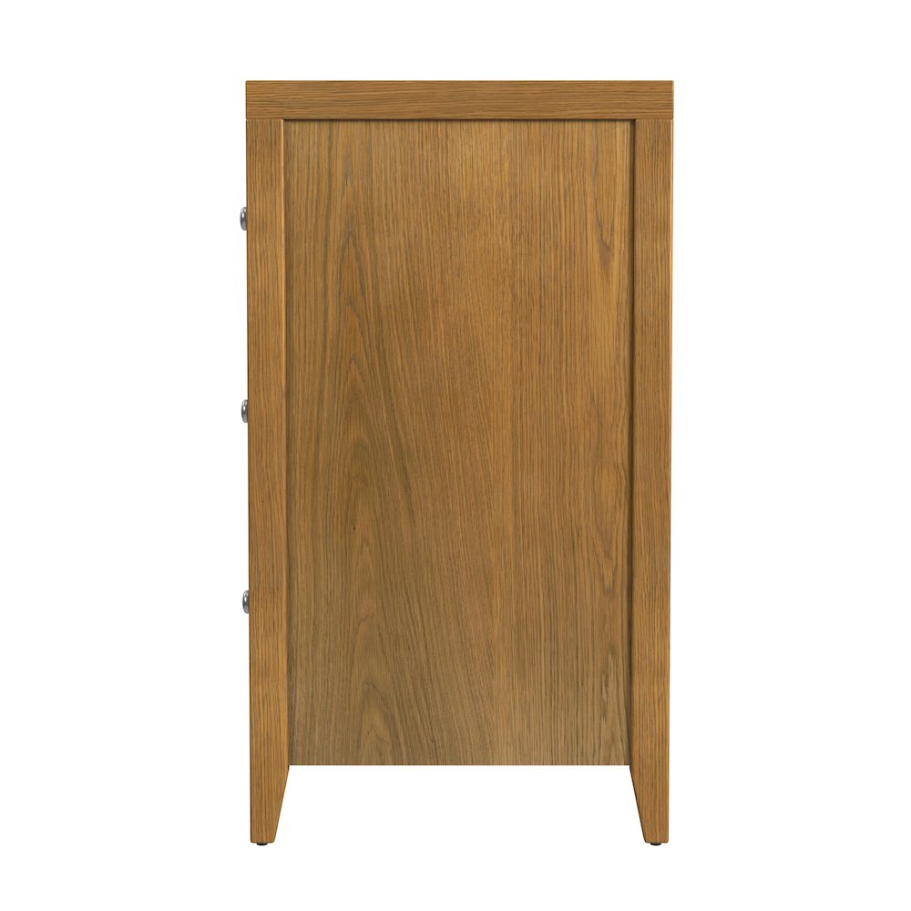 Dana 60 in. W Rectangular Wood 6 Drawer Dresser, Natural. Picture 5