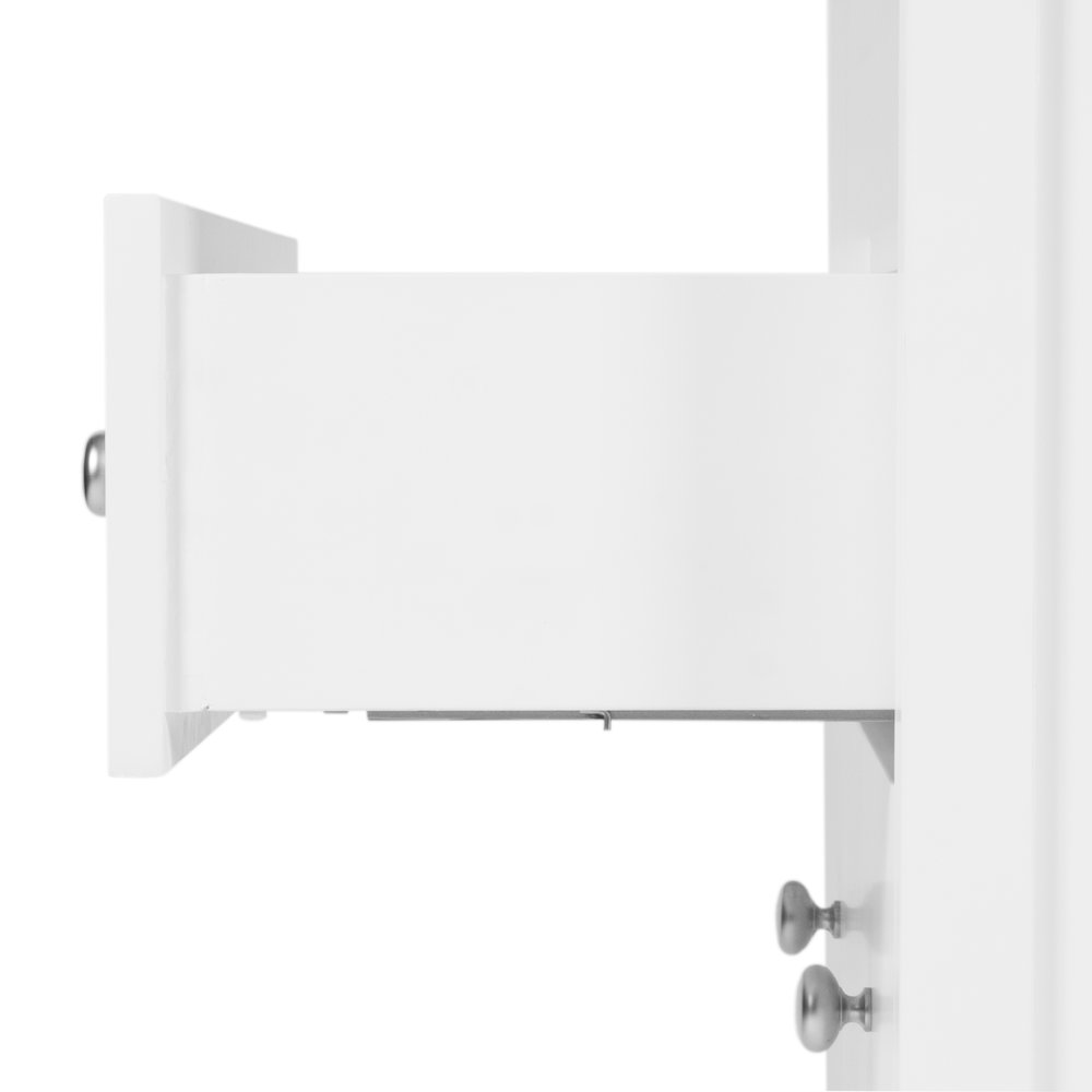 Dana 28 in. W Rectangular Wood 2 Drawer Nightstand, White. Picture 7