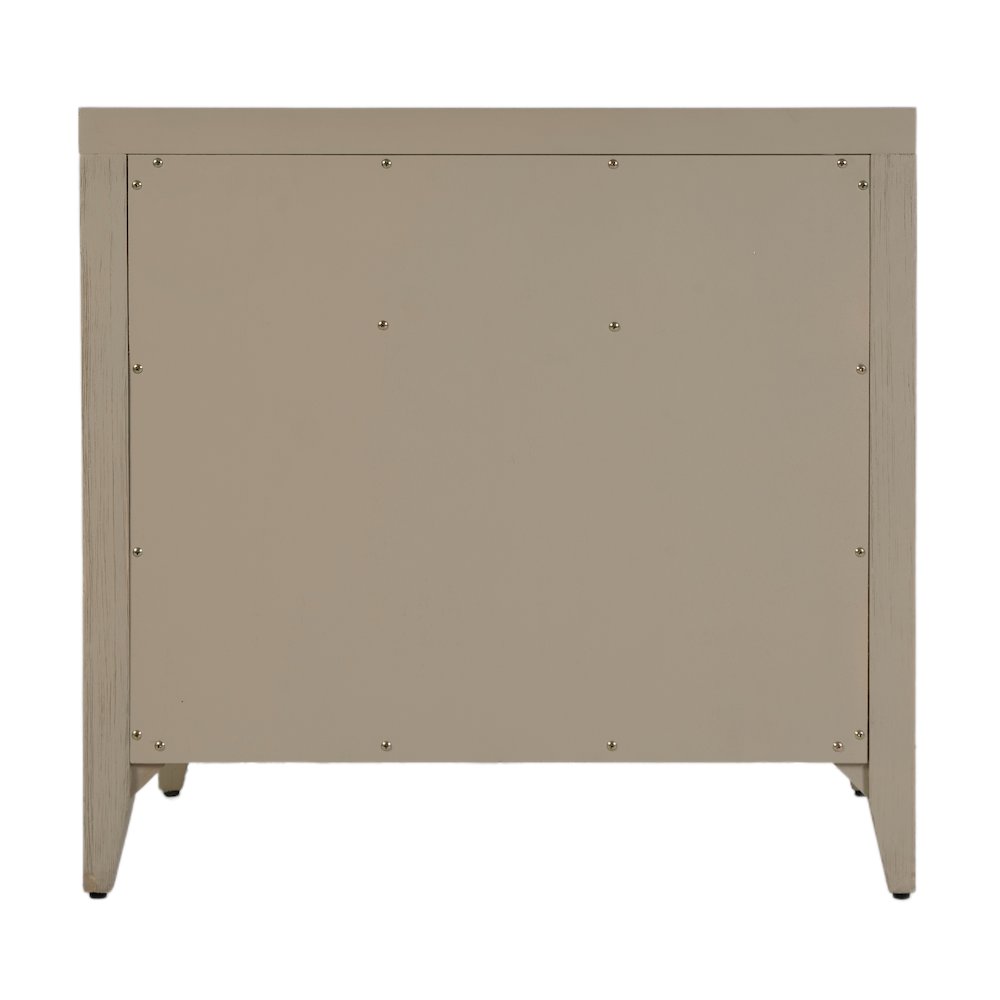Dana 28 in. W Rectangular Wood 2 Drawer Nightstand, Taupe. Picture 6