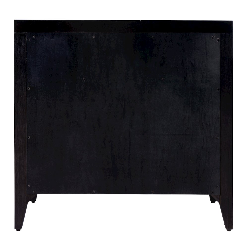 Dana 28 in. W Rectangular Wood 2 Drawer Nightstand, Coffee. Picture 8