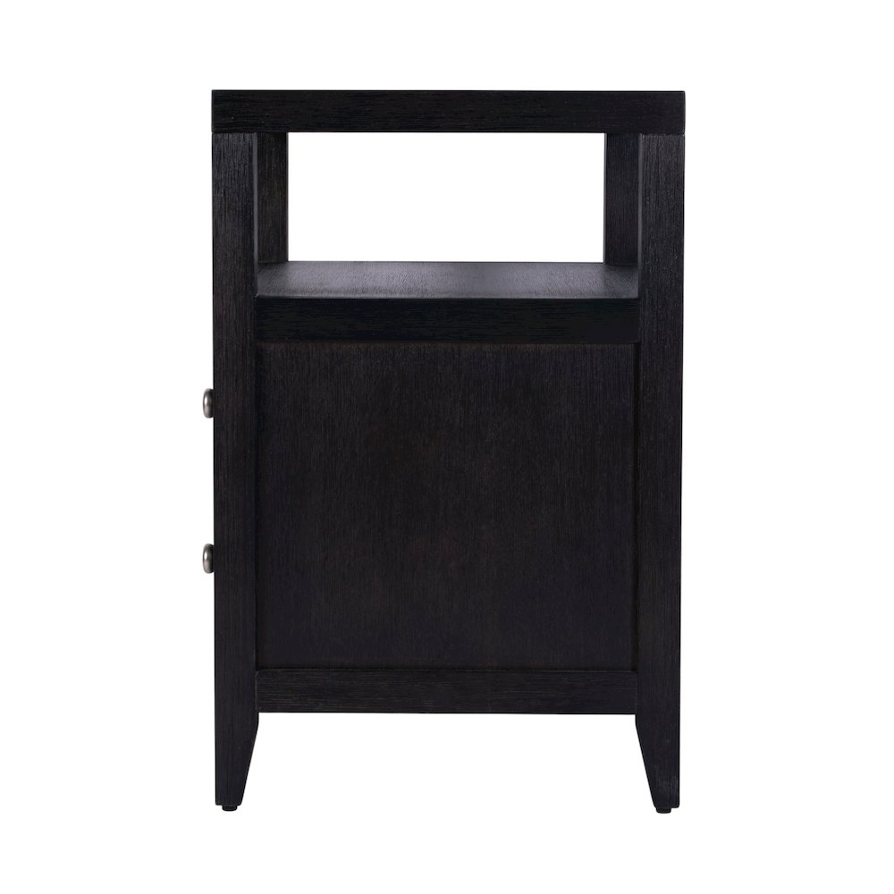 Dana 21 in. W Rectangular Wood 2 Drawer Nightstand, Coffee. Picture 5