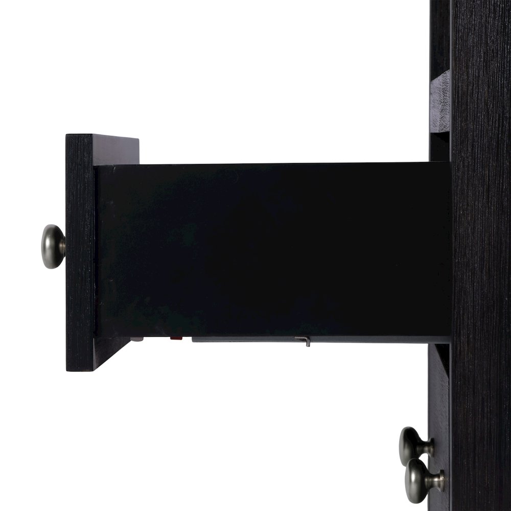 Dana 21 in. W Rectangular Wood 2 Drawer Nightstand, Coffee. Picture 6