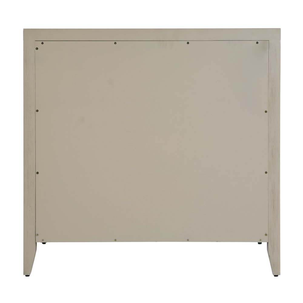 Dana 34 in. W Rectangular Wood 3 Drawer Chest, Taupe. Picture 8