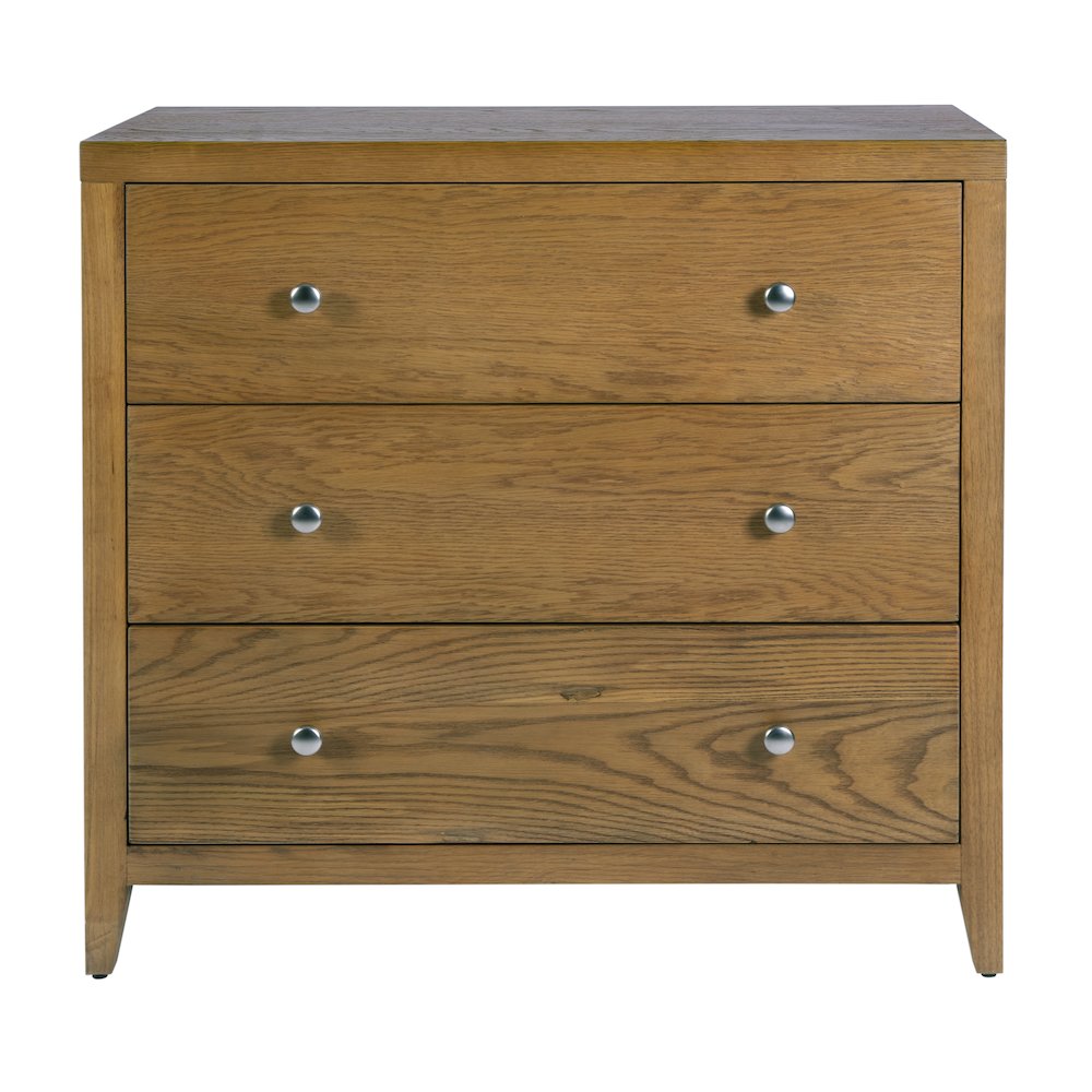 Dana 34 in. W Rectangular Wood 3 Drawer Chest, Natural. Picture 5