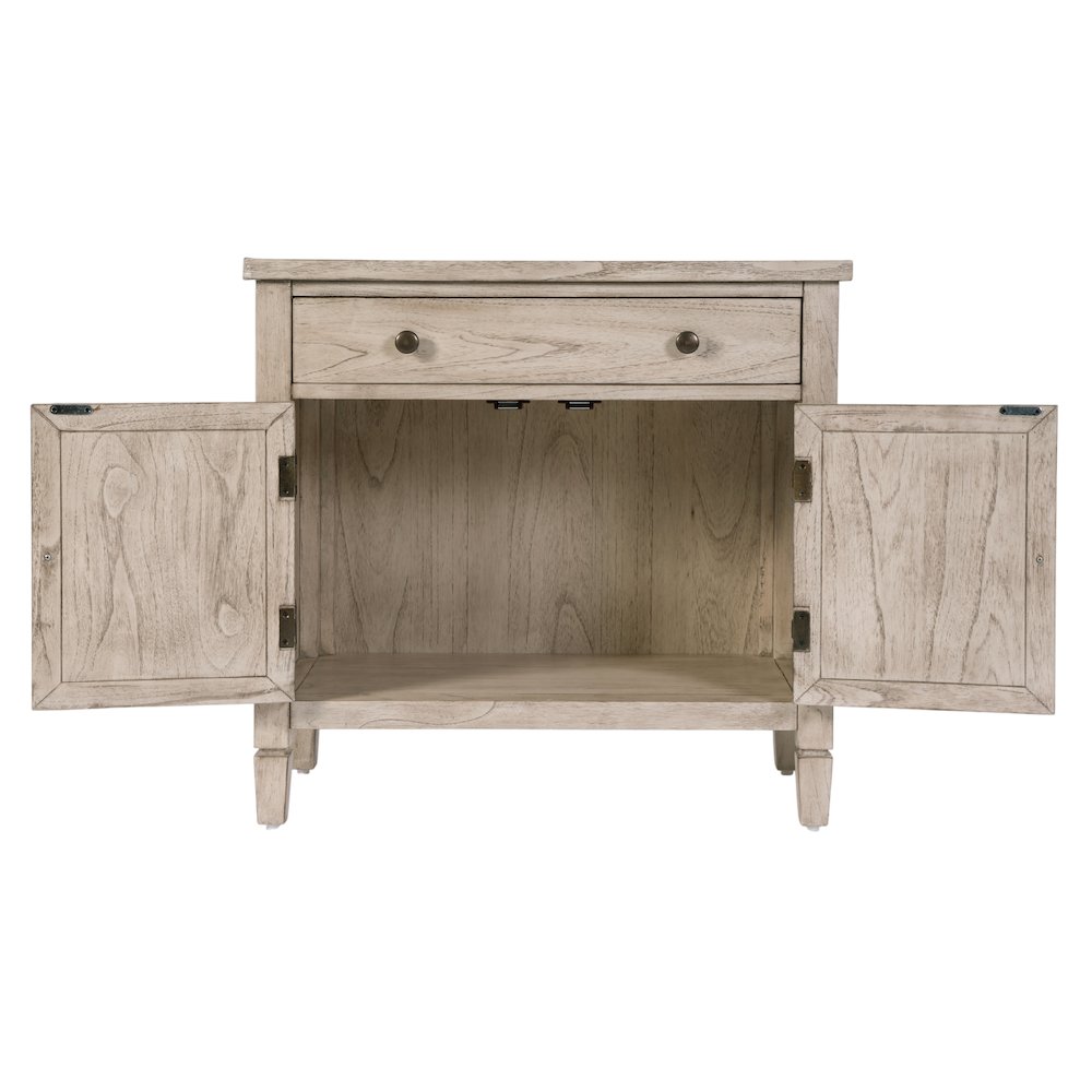 Flagstaff 30 in. W Rectangular Cane Accent Chest, Gray. Picture 6