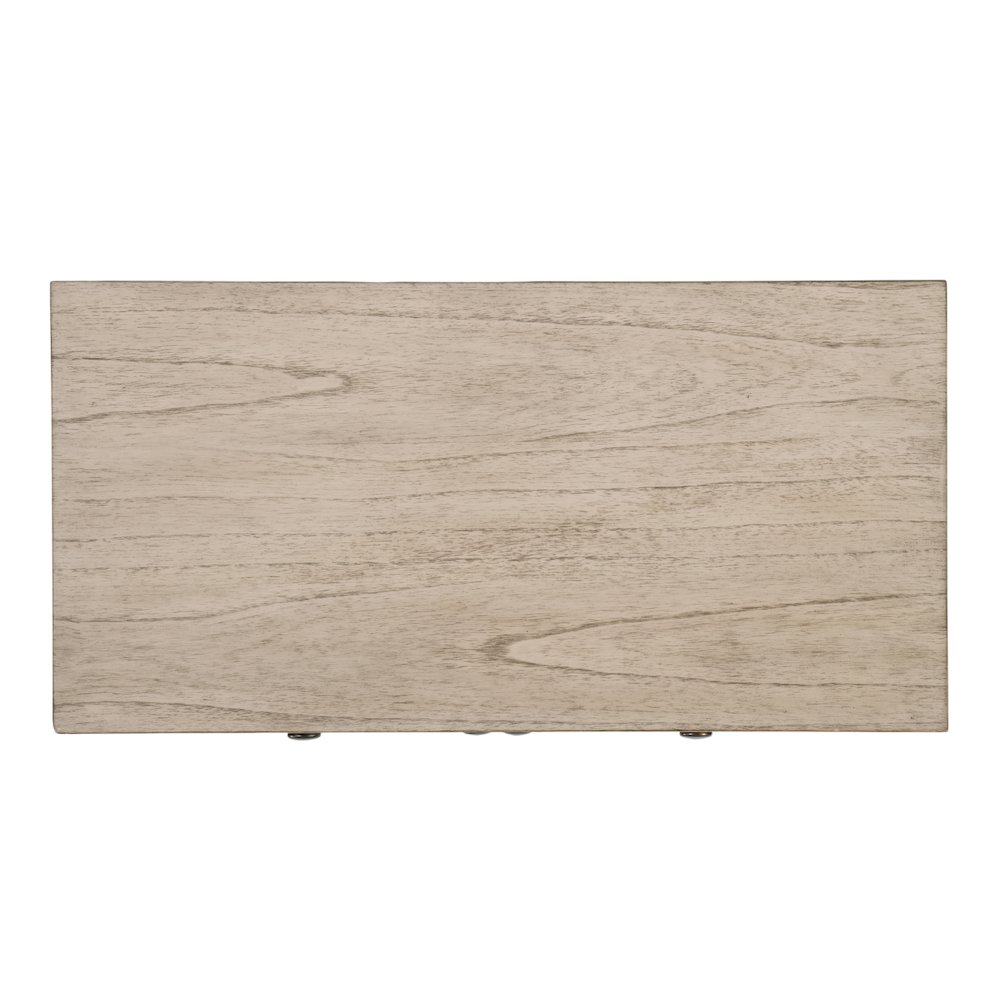 Flagstaff 30 in. W Rectangular Cane Accent Chest, Gray. Picture 10