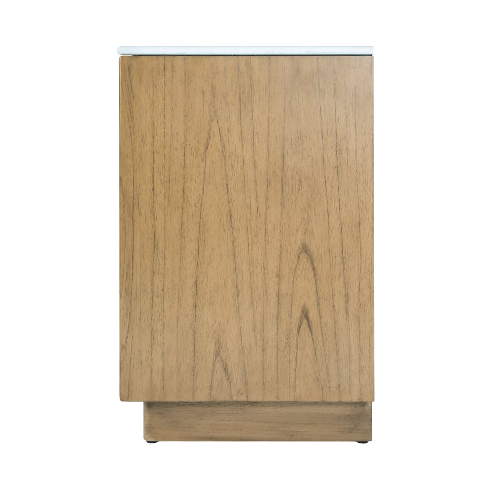 Gannet 48 in. W Wood Single Sink 6 Drawer Vanity Set, Light Brown. Picture 6