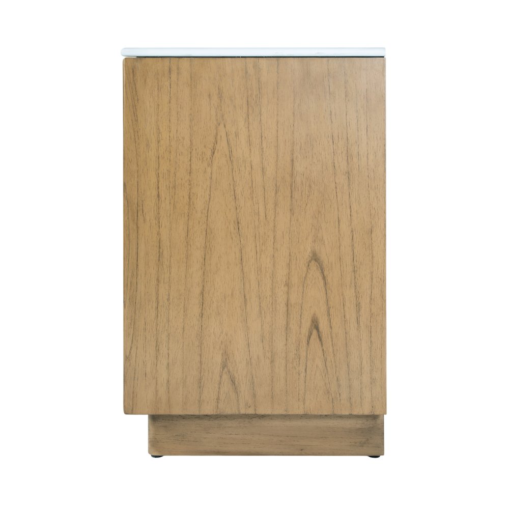 Gannet 72 in. W Wood Double Sink 5 Drawer Vanity Set, Light Brown. Picture 8