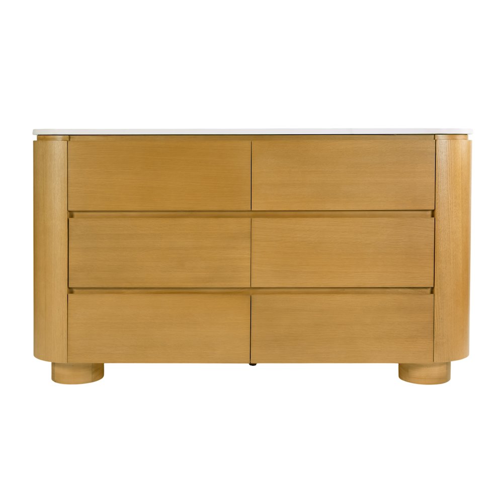 Genoa 60. in. W Quartz 4 Drawer Double Bathroom Vanity, Light Brown. Picture 6