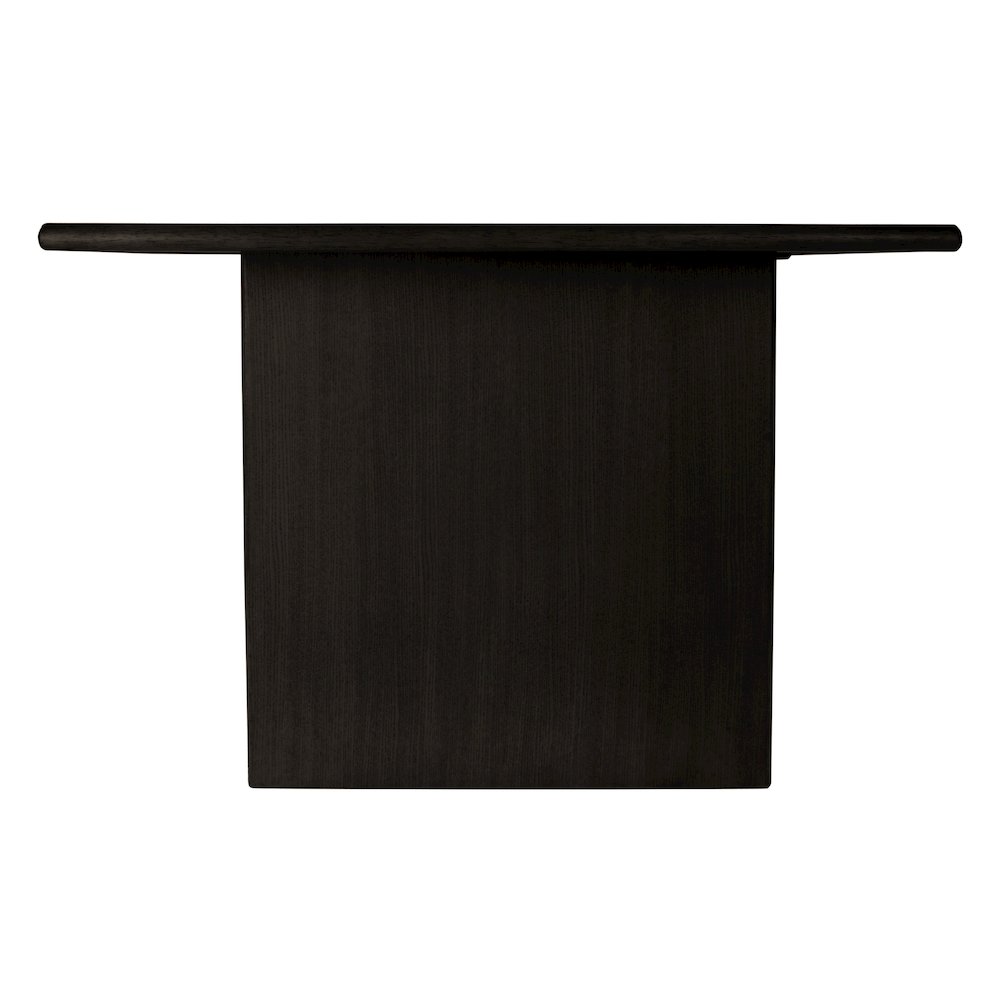 Amber 84-108"W Rectangular Wood Extendable Dining Table, Coffee. Picture 6