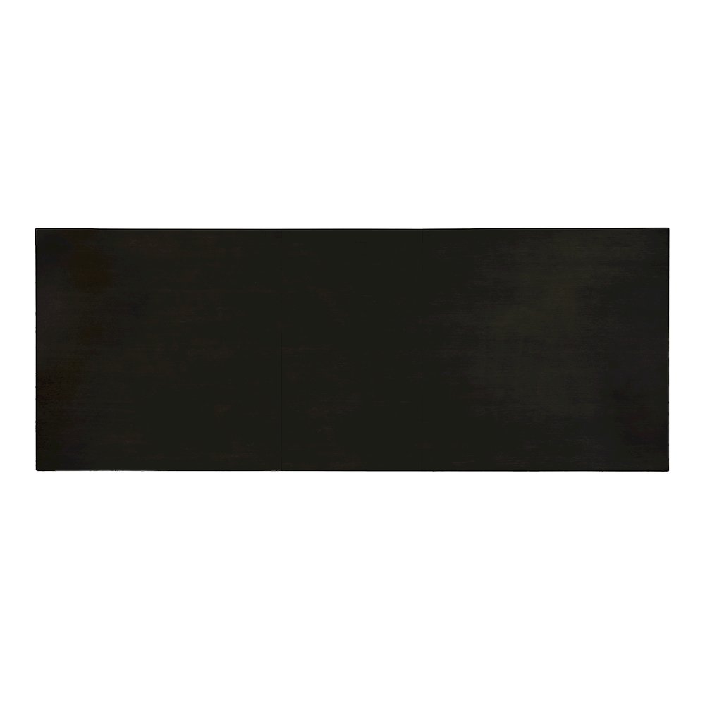 Amber 84-108"W Rectangular Wood Extendable Dining Table, Coffee. Picture 9