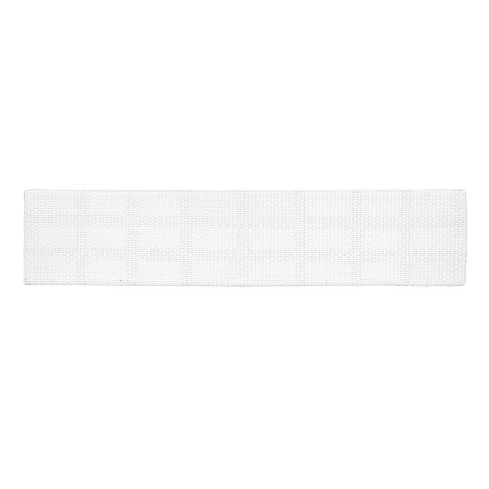 Laguna 66.5 in. W Rectangular Rattan Backless Accent Bench, Smooth White. Picture 7