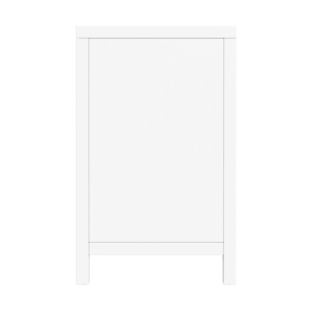 Nora 84 in. W Rectangular Wood 9 Drawer Dresser, Smooth White. Picture 5