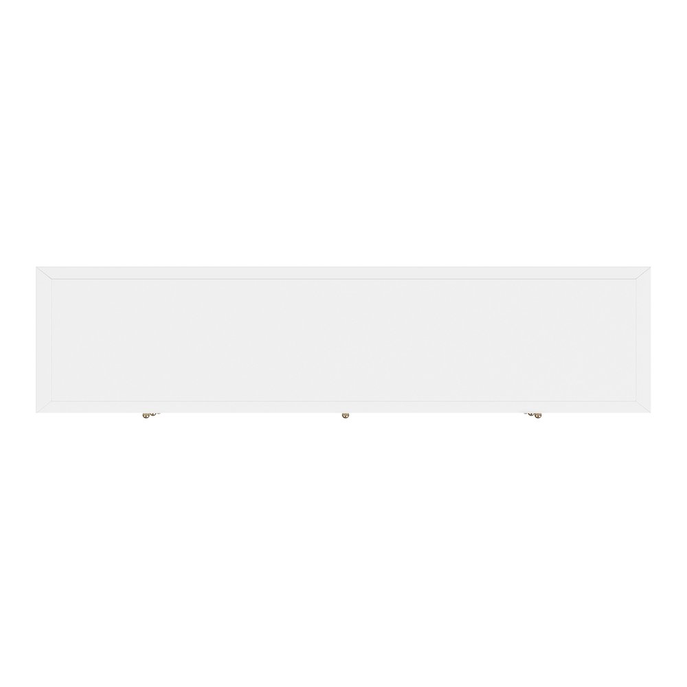 Nora 84 in. W Rectangular Wood 9 Drawer Dresser, Smooth White. Picture 7